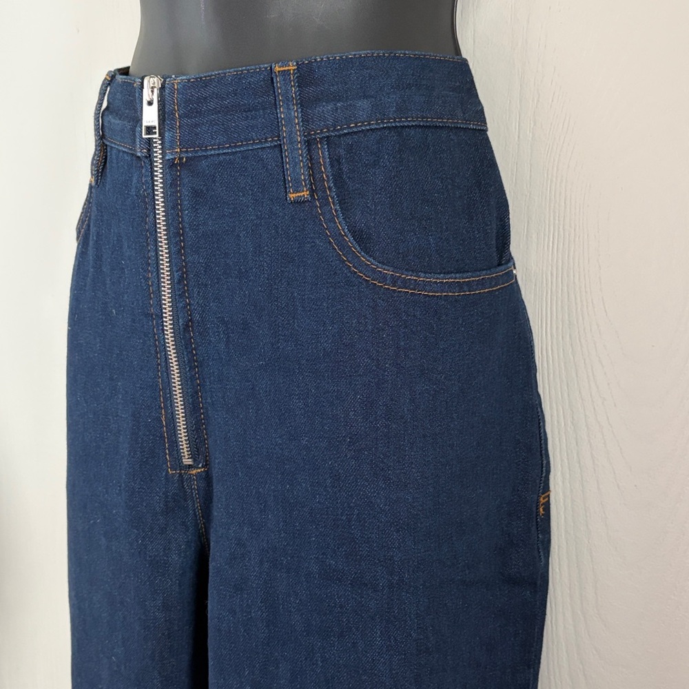 Frame High Rise Zipper Jeans - Picture 3 of 8
